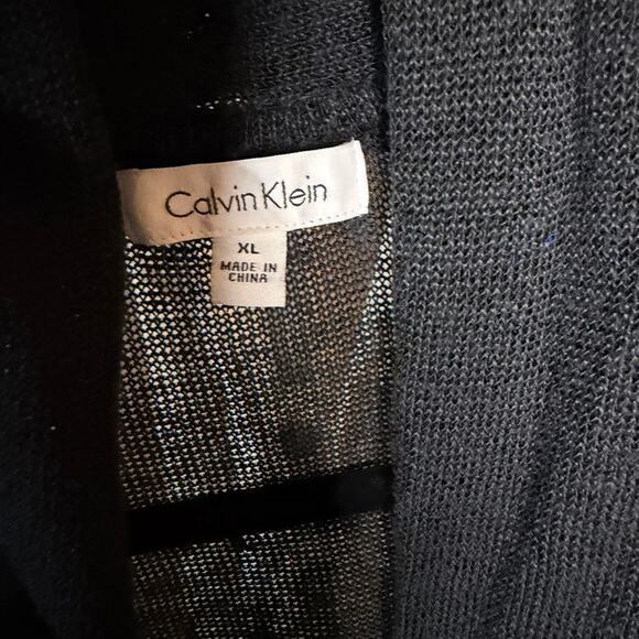 Calvin Klein Short Sleeve XL Open Cardigan Professional - Picture 2 of 2